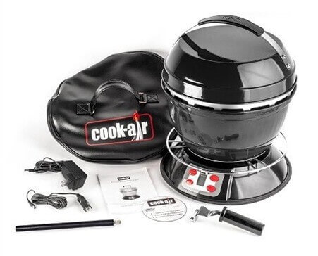 Cook Air Black Portable Grill