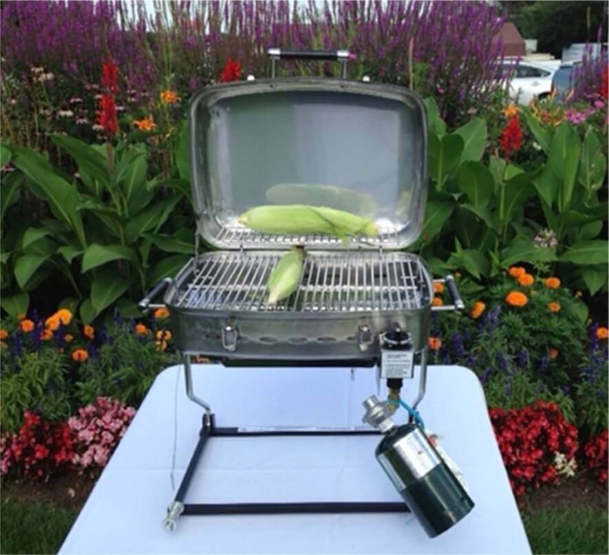 Outdoors Unlimited Stainless Steel RV LP Gas Grill