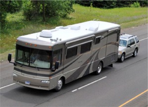 Towing a Vehicle with your RV