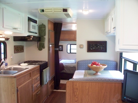 RV awning and patio accessories