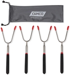 Camco Extendable Roasting Forks With Storage Bag - Set of 4