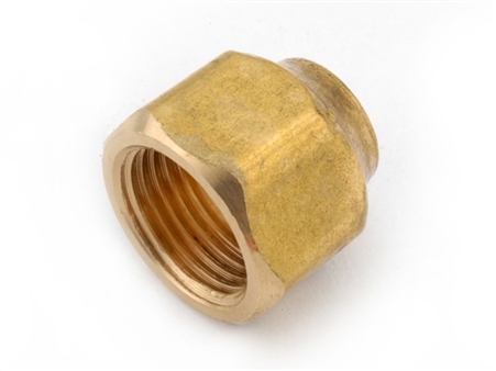 Anderson Brass Short Forged Reducing Nut - 5/8" To 1/2"