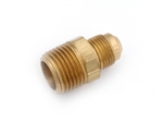 Anderson Brass Half Union Coupling Male Flare To Male Pipe Thread - 3/8" x 1/4"