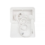 Dura Faucet  RV Exterior Shower Box Kit - White