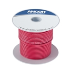 Ancor Marine Grade Tinned Copper Battery Cable, 8 AWG, 25 Ft, Red       