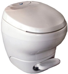Thetford Bravura High Profile RV Toilet With Water Saver Sprayer - White