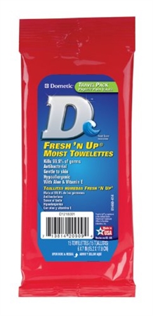 Dometic D1218001 Fresh N' Up Antibacterial Wipes