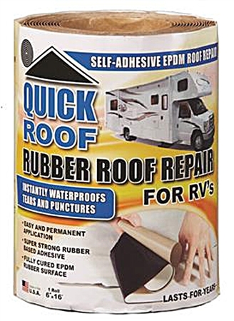 CoFair Products RQR616 Quick Roof Rubber Roof Repair - 6" x 16'