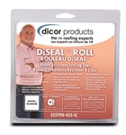Dicor DiSeal Roll Water Resistant Sealing Tape, 25' x 4", White