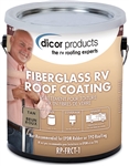 Dicor RP-FRCT-1 Fiberglass RV Roof Coating, 1 Gallon Pail - Tan