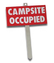 Camco 50792 Campsite Occupied Sign