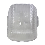 Arcon Single/Double Euro Style Dome Light Replacement Lens, Clear