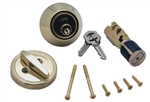 AP Products Dead Bolt Single Lock - Polished Brass