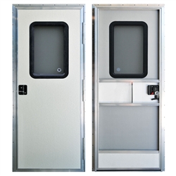 AP Products 015-247211 Off White 24 x 72" Square RV Entry Door