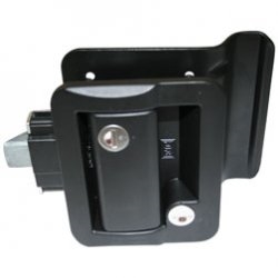 Wesco 43610-06-SP Travel Trailer Lock With Deadbolt - Black