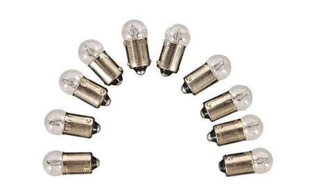 Camco 54710 Replacement Auto Instrument 57 Light Bulb - 10 Pack