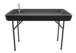 Patrick Industries PRT-2448FLDBLKFAU Camp And Chill Faucet Table - 24 x 48