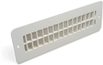 Thetford Heating/Cooling Floor Register With Damper - Polar White