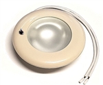 FriLight Nova Dual-Color LED Ceiling Light With Beige Trim & Switch - 6 Blue, 10 Warm White