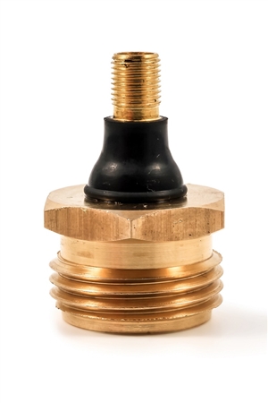 Camco 36153 Blow-Out Plug With Schrader Valve - Brass