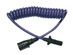 Blue Ox 7-Way To 6-Way Electrical Coiled Cable