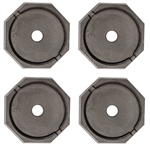 SnapPad EQ-Round RV Jack Pad - 4 Pack - 10" Equalizer Leveling System