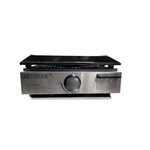 Greystone Stainless Steel Gas Grill And Griddle -17" Wide - 12000 BTU
