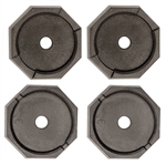 SnapPad HiWay-Plus RV Jack Pad 4 Pack - 8" Front 10" Rear
