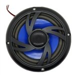 Drive Recessed Mount 5-7/8" Waterproof Outdoor Speaker With LED Light - Black