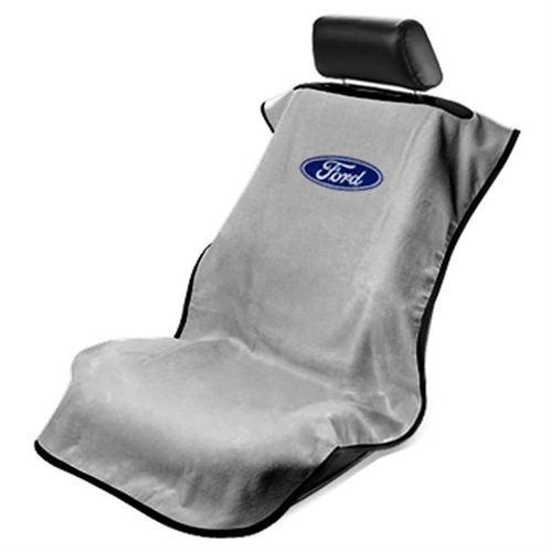 Seat Armour SA100FORG Ford Logo Car Seat Cover - Gray