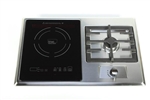 True Induction TI-1+1B Gas Burner And Induction Cooktop