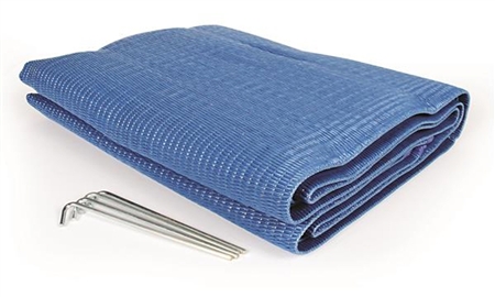 Camco 42881 Reversible Awning Leisure Mat - Blue - 9' x 6'