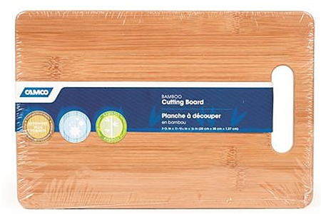 Camco 43544 RV Bamboo Cutting Board with Handle