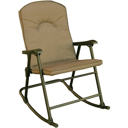 Prime Products 13-6805 Cambria Padded Rocker Chair - Desert Taupe