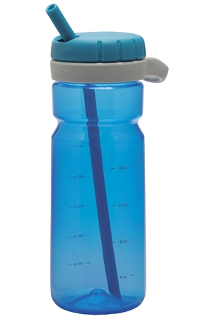 OXO 9101800 Strive 24 oz. Travel Propel Water Bottle - Jet Blue