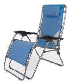 Faulkner 52295 Catalina Style Blue RV Recliner Chair XL