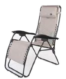 Faulkner 52297 Catalina Style Gray RV Recliner Chair XL