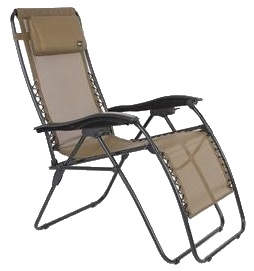 Faulkner 52300 Malibu Tan Mesh Recliner Chair XL