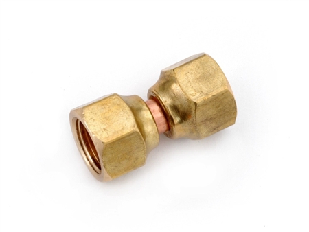 Anderson Metals Brass Swivel Nut Female Flare Connector - 3/8"