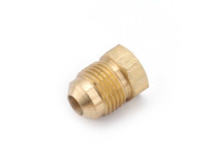 Anderson Metals Brass Male Flared Sealing Plug - 3/8"