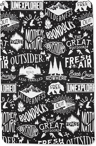 Camco 53052 Life Is Better At The Campsite RV Door Window Blocking Shade - Graffiti Outsider Design