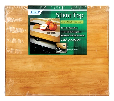 Camco 43521 Oak Accents Universal Silent Top Stovetop Cover