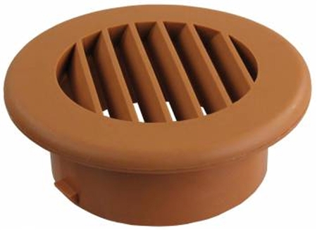 JR Products HV4OAK-A 4", Oak Thermovent Heat Vent Without Damper