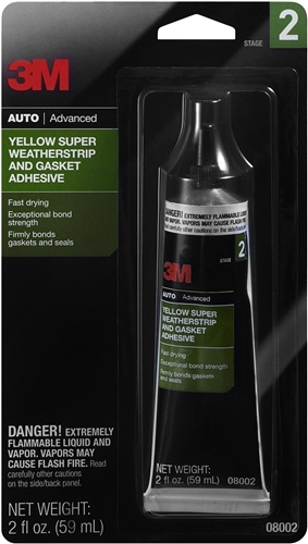 3M Yellow Super Weatherstrip And Gasket Adhesive - 2 Oz