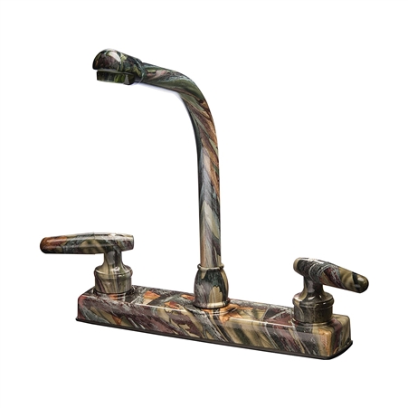 American Brass CAMO-GRN-800 Green Camouflage RV Faucet - 8"