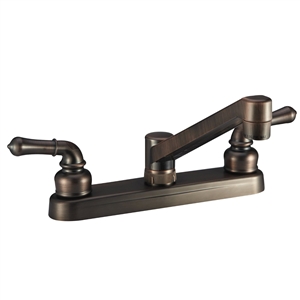 Bronze Classical Two Handle RV Kitchen Dura Faucet