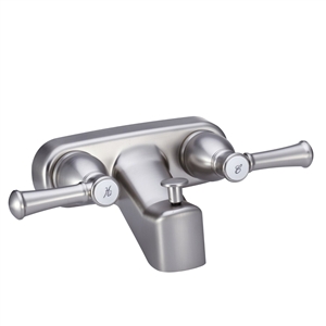 Satin Nickel Designer Tub & Shower Diverter Dura Faucet