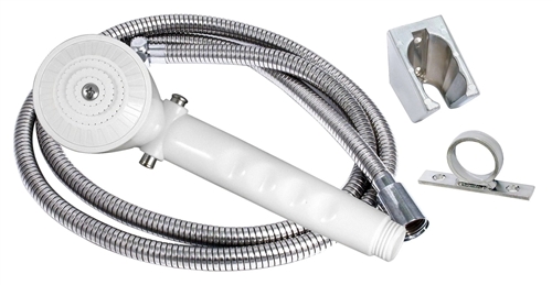Phoenix PF276028 Single-Function Shower Head Kit With Trickle Shut-Off - 2.5 GPM - White