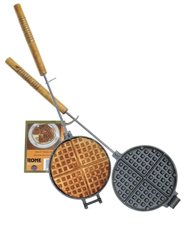 Rome Industries 1028 Cast Iron Chuckwagon Waffle Iron
