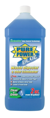 Valterra V23003 Pure Power Blue Waste Digester And Odor Eliminator - 64 Oz